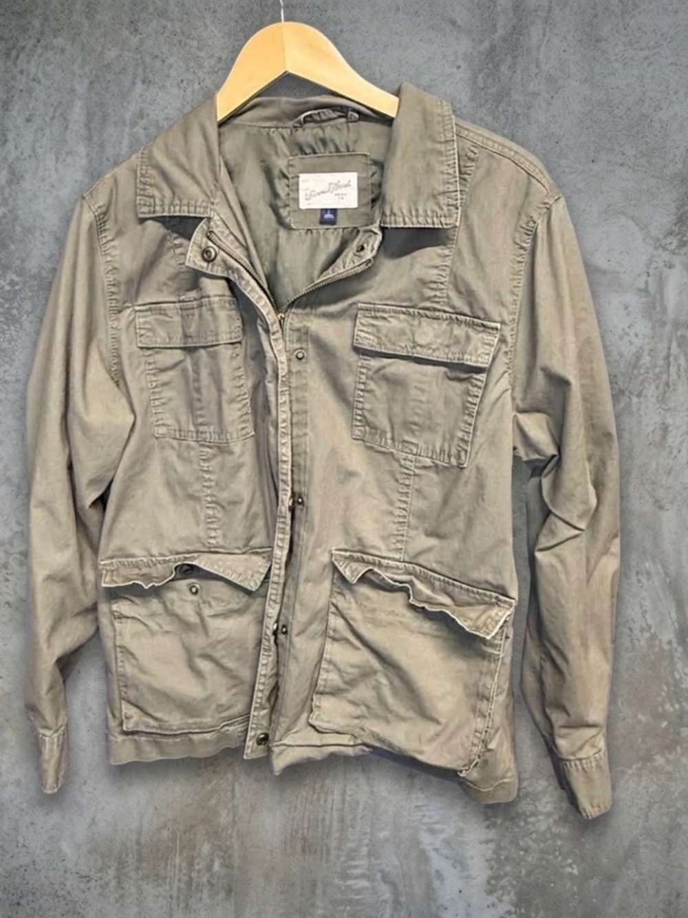 Universal Thread Utility Field Jacket Women’s Large L Olive Green Military